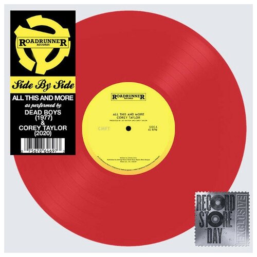 Виниловая пластинка Corey Taylor, Dead Boys / All This And More (Limited Edition)(Coloured Vinyl)(12 Vinyl Single) corey taylor the dead boys all this and more