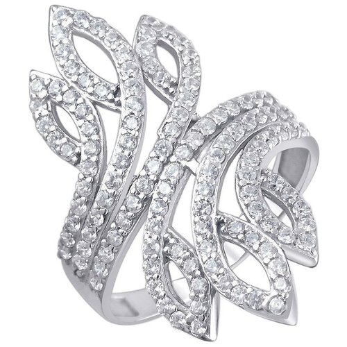 фото Эстет кольцо с 120 фианитами из серебра 01к1511428, размер 16.5