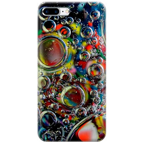 фото Ультратонкий силиконовый чехол-накладка для apple iphone 8 plus / 7 plus с принтом "маленькие пузырьки" gosso