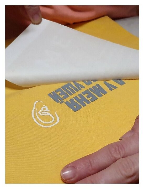 Трансфер "А у меня рот" переводная наклейка на одежду — фото 1