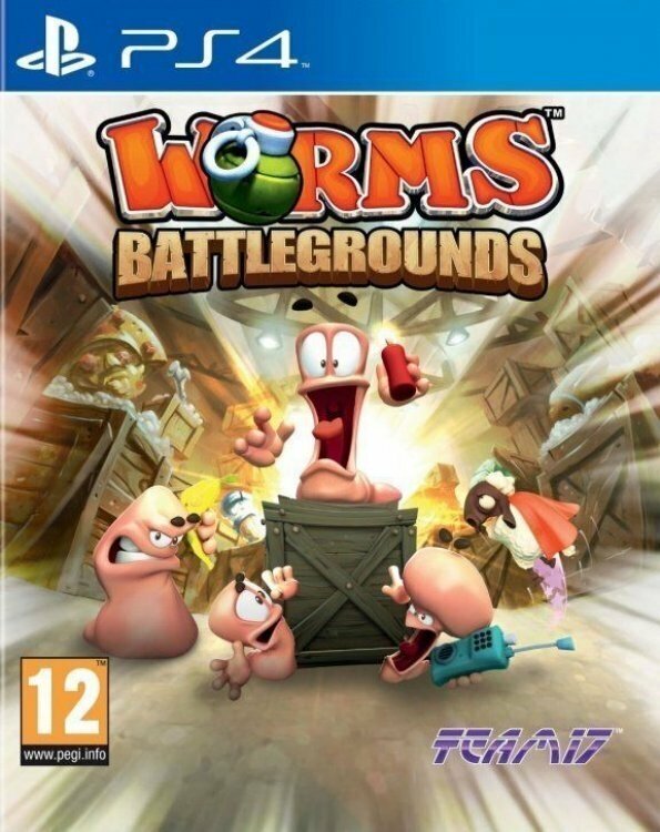 Worms (Червячки) Battlegrounds (PS4) английский язык