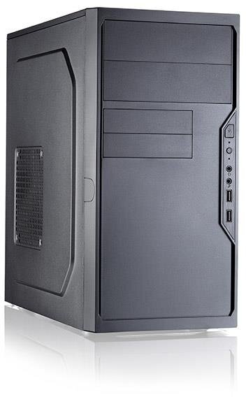 Корпус с блоком питания 450Вт. Case Foxline FL-733, mATX, 2x5.25EXT, 2x3.5EXT, 5x3.5INT, 2xUSB2.0, HDA, w/o FAN, w/450W ATX PSU, w/1.2m EU pwr cord
