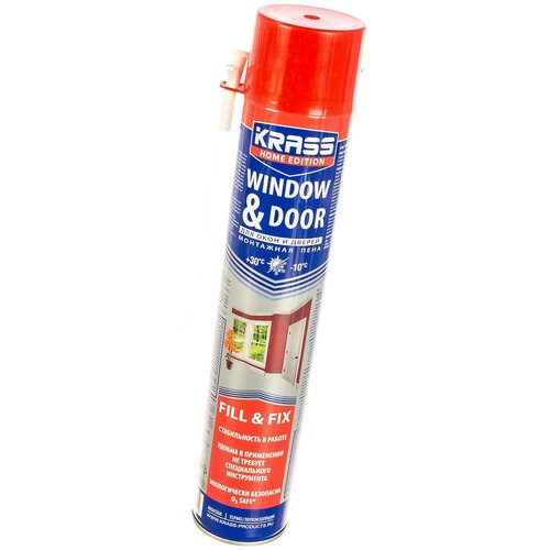 Всесезонная монтажная пена для окон и дверей KRASS Home Edition Лк-00004166 1549₽
