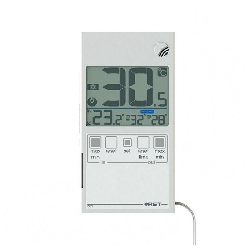 Цифровой термометр оконный (рамный, уличный) в ультратонком (7мм) корпусе (RST01581) - фотография № 4