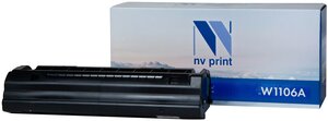 Тонер-картридж NV Print NV-W1106A для для HP L 107a, HP L 107w, HP L 135a, HP L 135w, HP L 137fnw, W1106A (совместимый, чёрный, 1000 стр.)