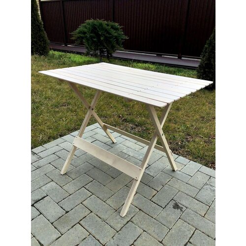 Деревянный складной столик на четверых