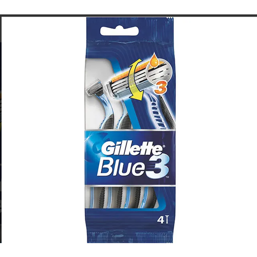 Gillette Blue3 одноразовый бритвенный станок 4 шт