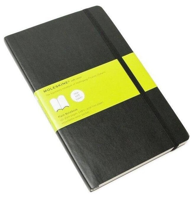 Moleskine QP618 Блокнот moleskine classic soft qp618 large 130х210мм 192стр. нелинованный мягкая обложка черный