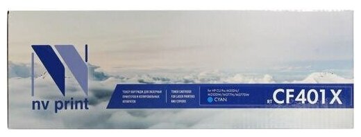 Картридж NV Print CF401X для HP, 2300 стр, голубой NV-Print - фото №2