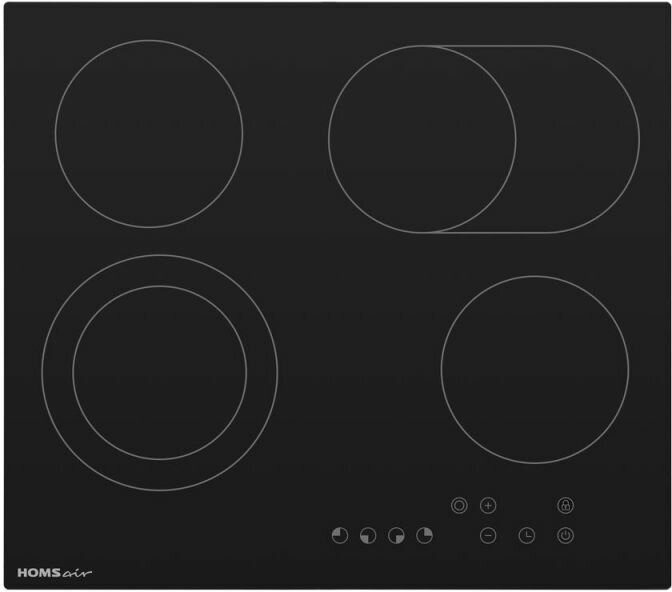 Электрическая варочная панель Homsair HV64SMDBK