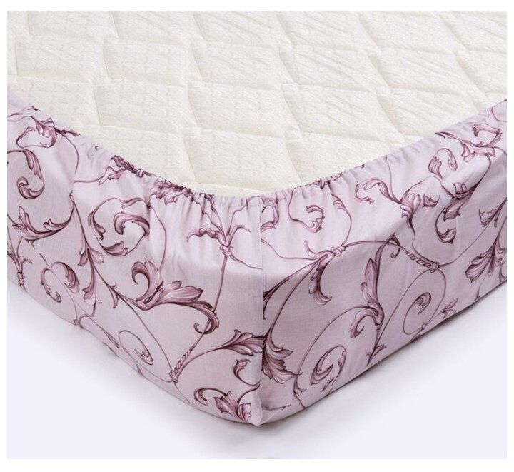 фото Простыня на резинке из перкали "Габриэль 1 комп." 140х200х25