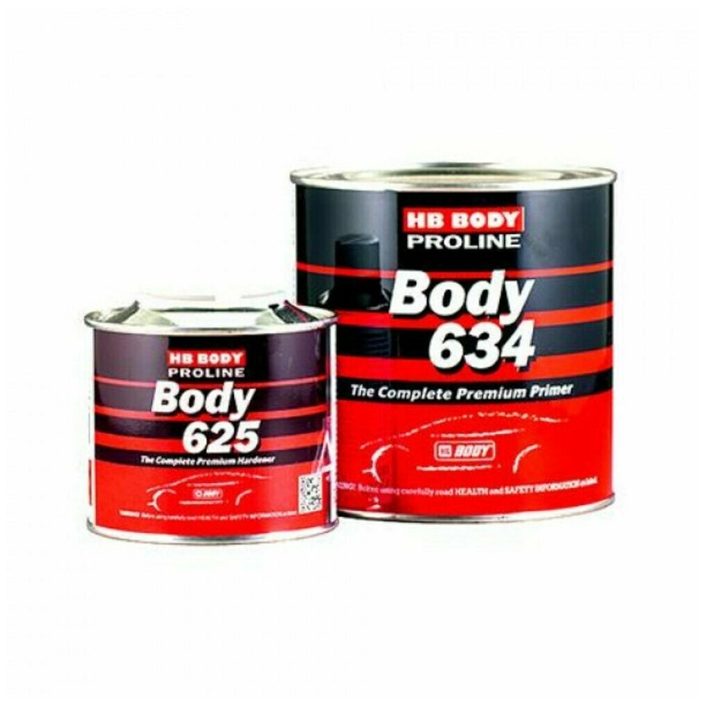 фото Грунт HB BODY 634 4:1 (сер.) (0,8л) + отвердитель (комплект)