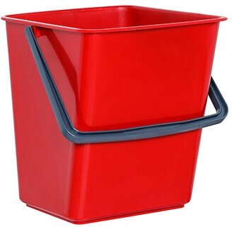 Ведро для мытья пола 18 л красное