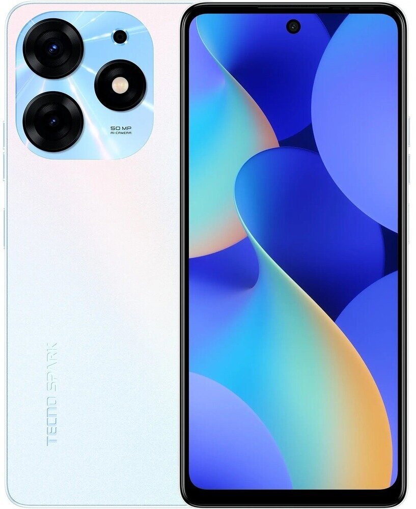 Смартфон Tecno Spark 10 Pro 256 ГБ белый