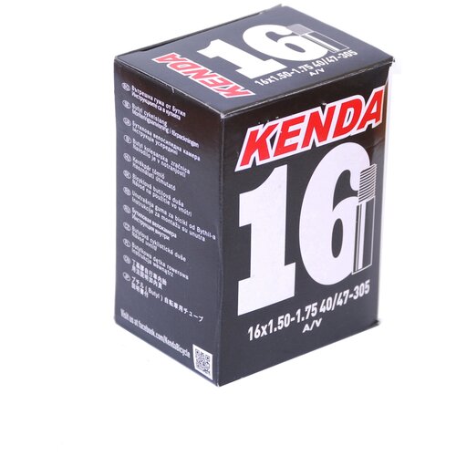 Камера 16 авто ниппель 5-511406 узкая 1.50-1.75 (40/47-305) для складных вело KENDA камера 16 авто ниппель 5 511406 узкая 1 50 1 75 40 47 305 для складных вело kenda