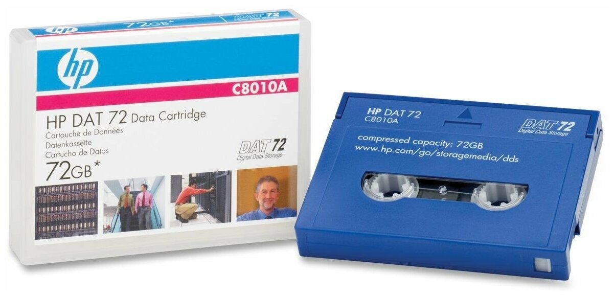 Картридж HP DAT 72 72GB 170m Data Cartridge (C8010A)