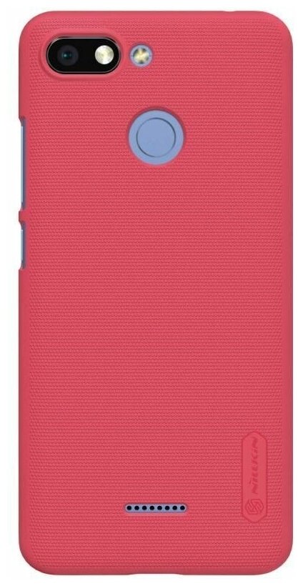 Накладка Nillkin Frosted Shield пластиковая для Xiaomi Redmi 6 Red (красная)