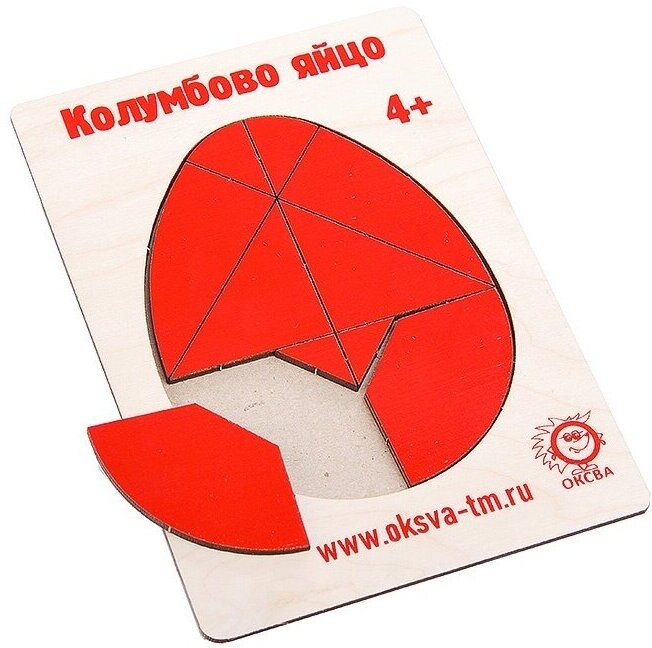 Головоломка оксва Колумбово яйцо, дерево