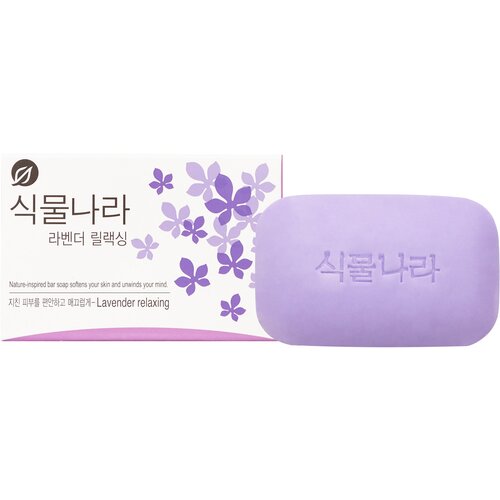 Туалетное мыло с экстрактом лаванды LION Botanic Nation Lavender relaxing, 100 г