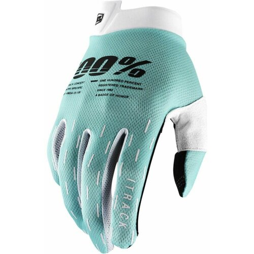 Мотоперчатки 100% ITrack Glove (Aqua, M, 2022 (10008-00001))