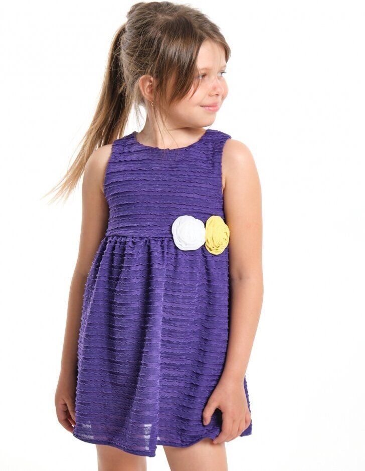 Платье для девочек Mini Maxi модель 2673 цвет сиреневый размер 122