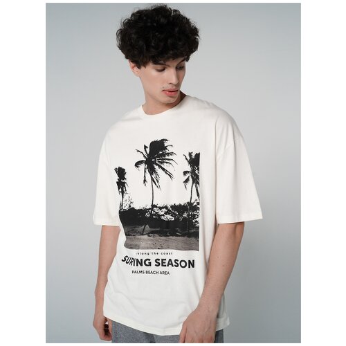 фото Футболка твое 81137 цвет: светло-бежевый l