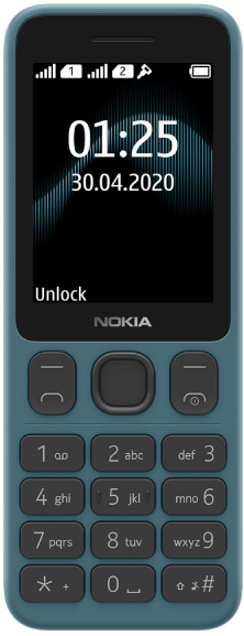 Сотовый телефон Nokia / 125 TA-1253 DS EAC UA BLUE