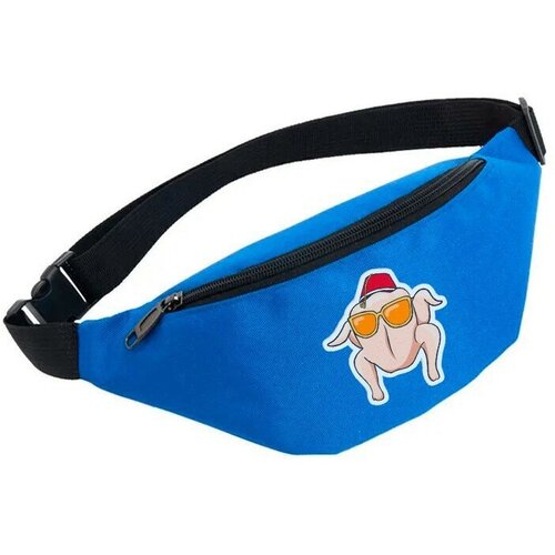 фото Сумка поясная noname, голубой
