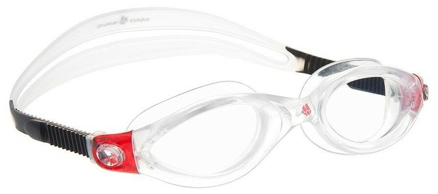 Очки для плавания Mad Wave Clear Vision CP Lens - Красный