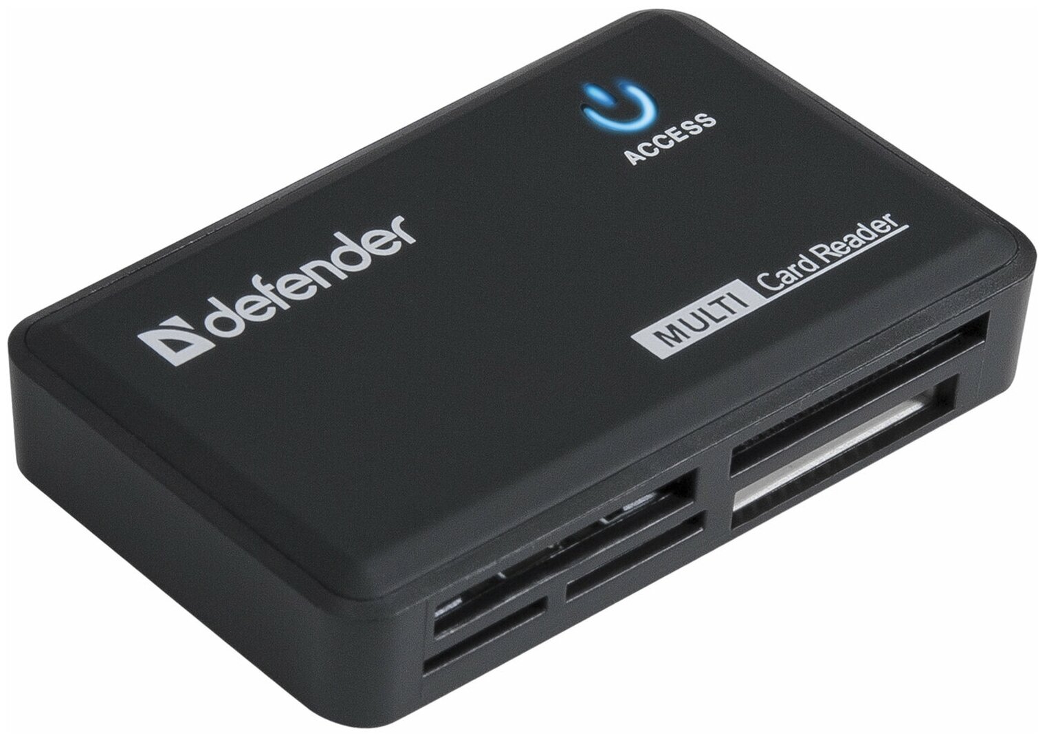 Картридер DEFENDER OPTIMUS USB 2.0, порты SD/MMC, TF, M2, MC, CF, XD, 83501 В комплекте: 1шт.