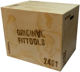 Плиометрический бокс Original FitTools FT-PLYO1 светло-коричневый