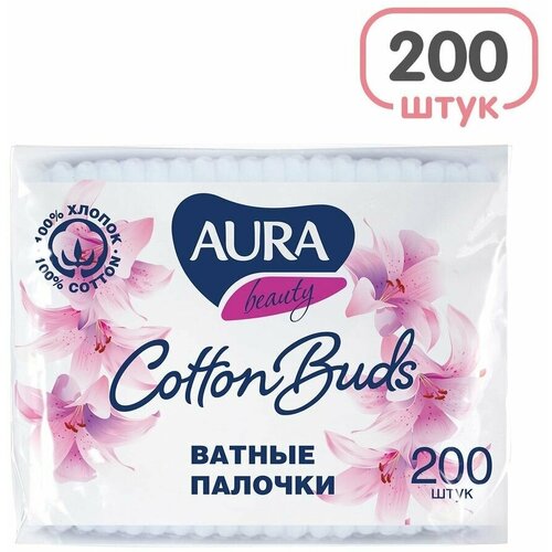 Ватные палочки Aura 200шт