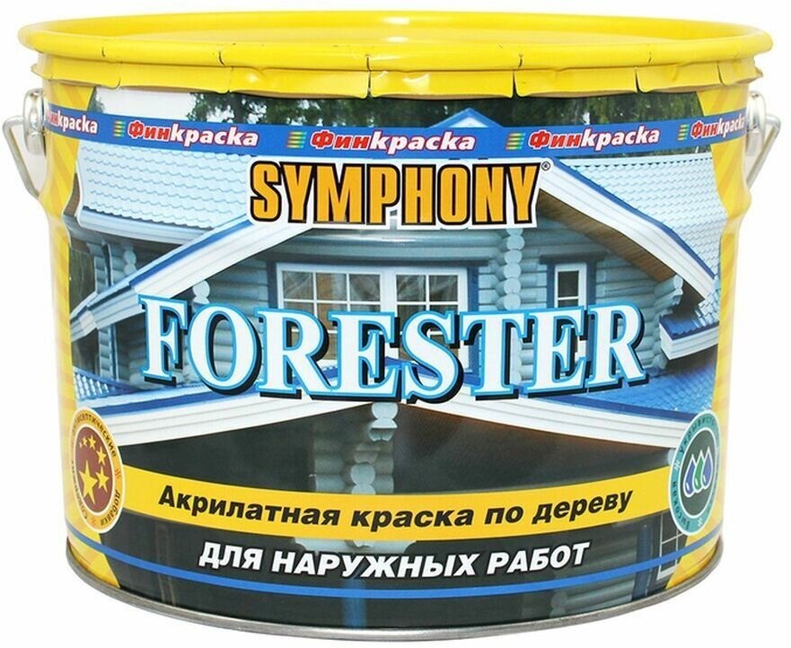 Symphony краска фасадная по дереву forester 2.7л