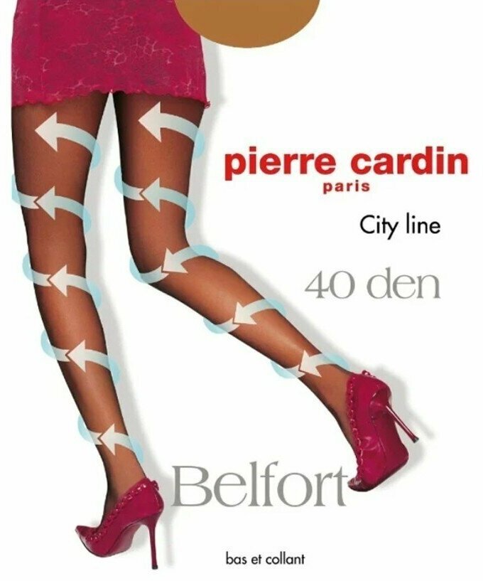 Колготки женские Pierre Cardin La Manche, 40 ден, размер: 2, цвет: visione