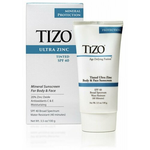 TIZO (США) Крем солнцезащитный для лица и тела TiZO Ultra Zinc SPF 40 Non-Tinted, 100 г