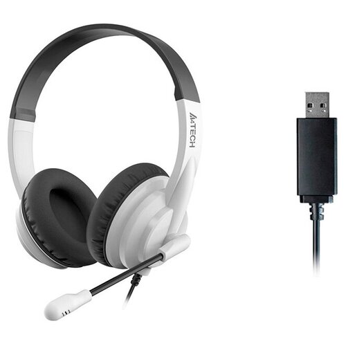 Наушники A4Tech HU-10 черныйбелый 208000₽