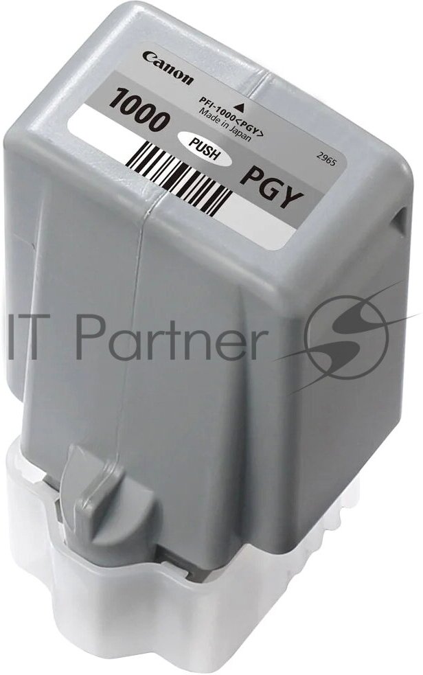 Картридж Canon PFI-1000 PGY для IJ SFP PRO-1000 WFG фото серый 0553C001 - фото №7