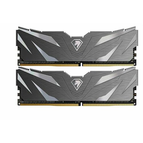 Оперативная память DDR4 Netac Shadow II 16GB (8Gbx2) 3200MHz PC25600 CL16, White с радиатором (NTSWD4P32DP-16W)