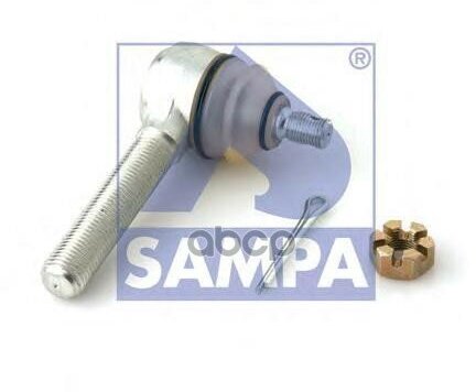 Наконечник MAN IVECO VOLVO КАМАЗ тяги КПП правый М14х1.5 L=85мм SAMPA SAMPA арт. 100.006
