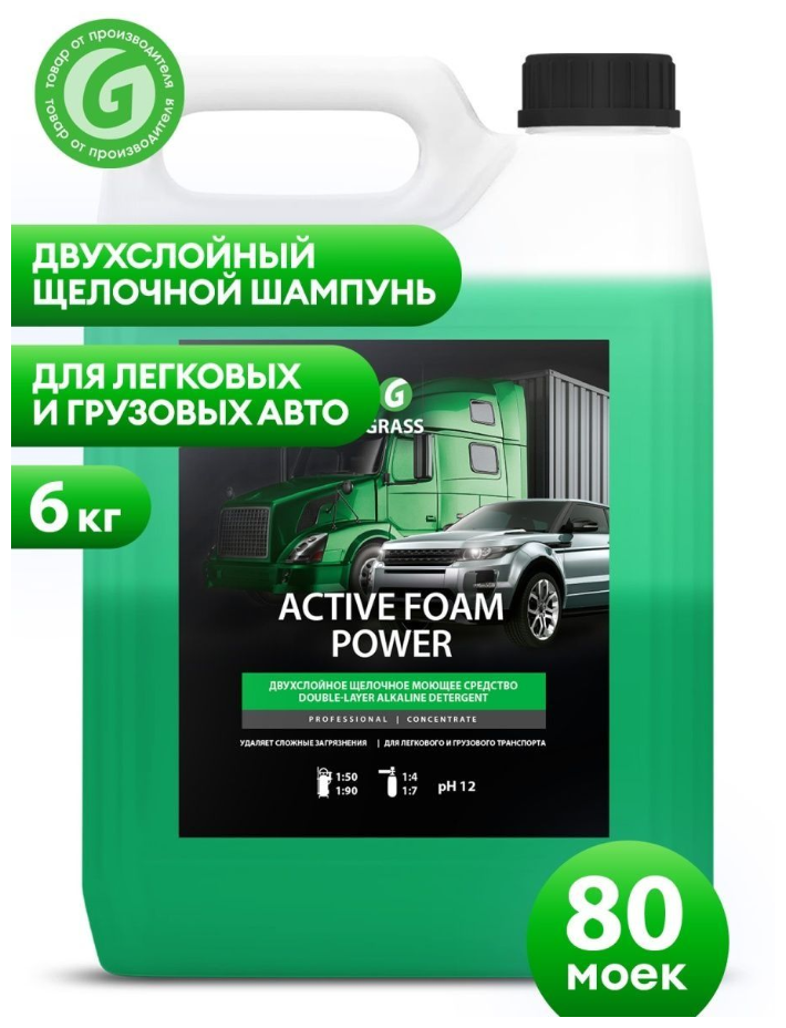 Активная пена для мойки автомобиля "Active Foam Power" (канистра 5 л)