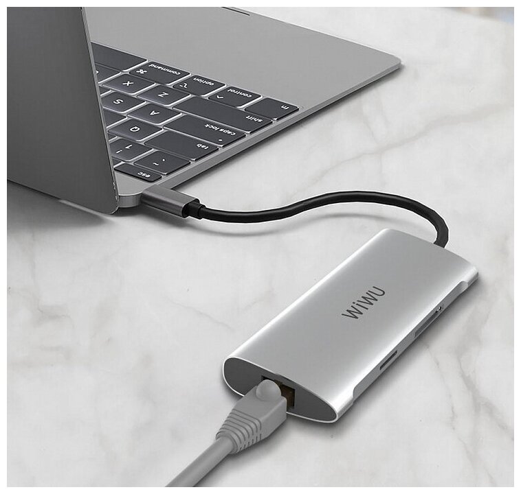 Хаб Wiwu Alpha A631STR Grey