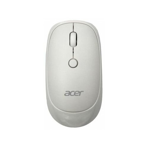 Мышь беспроводная Acer OMR138 белый оптическая 1600dpi беспроводная USB 4but 90600₽