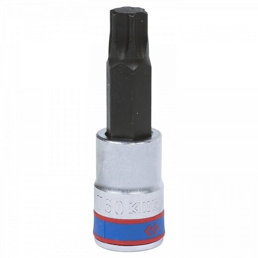 Kingtony Насадка (бита) торцевая 1/2" TORX T60 L = 80 мм 403360