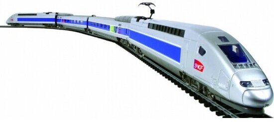 Железная дорога Mehano TGV POS с ландшафтом