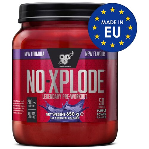 Предтреник для силы, выносливости, энергии BSN NO-Xplode NEW Formula - 650 грамм, виноград (EU)