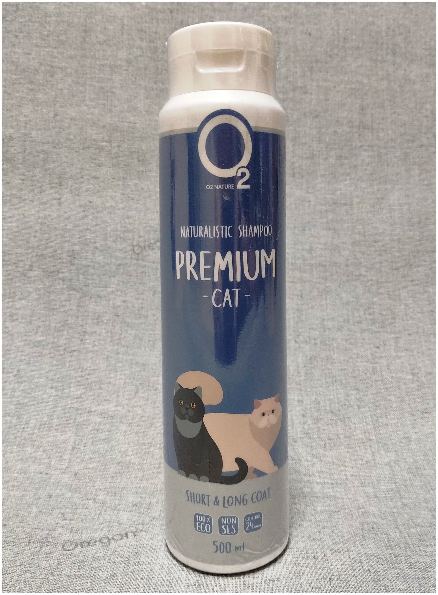 Высококачественный натуральный шампунь для кошек O2 Nature Premium Cat, 500 мл. - фотография № 2