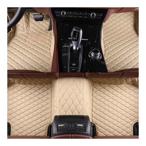 Ковры Porsche Cayenne II 958 10-18г Кожа новый дизайн Бежевый 450000₽