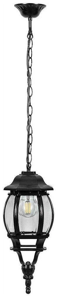 Feron Уличный подвесной светильник 8105 11104, E27, 100 Вт, цвет арматуры: черный