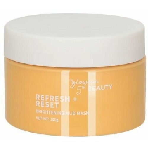 Glow On 5th Beauty осветляющая маска REFRESH + RESET - Brightening Mud Mask 100гр