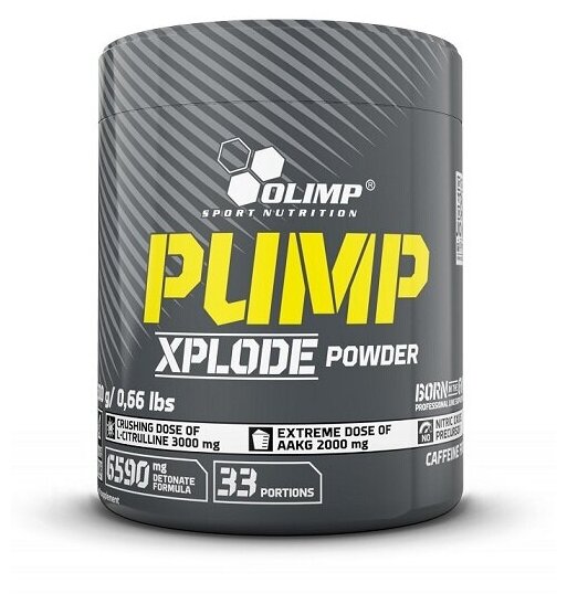 Pump Xplode Powder Olimp (300 гр) - Фруктовый